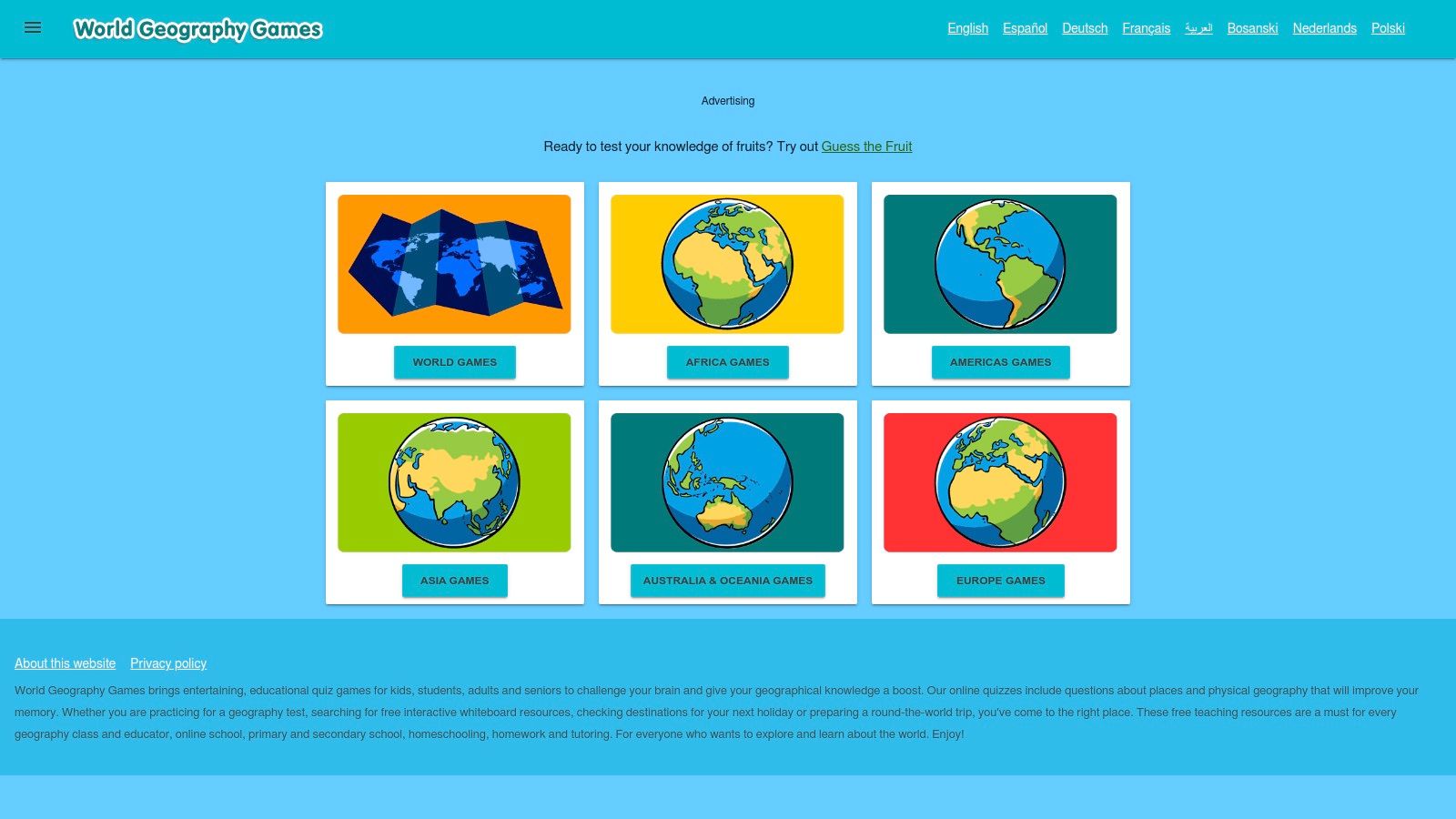 World Geography Games