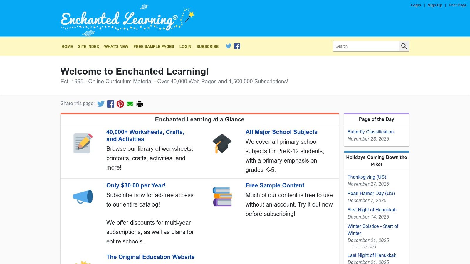 Enchanted Learning