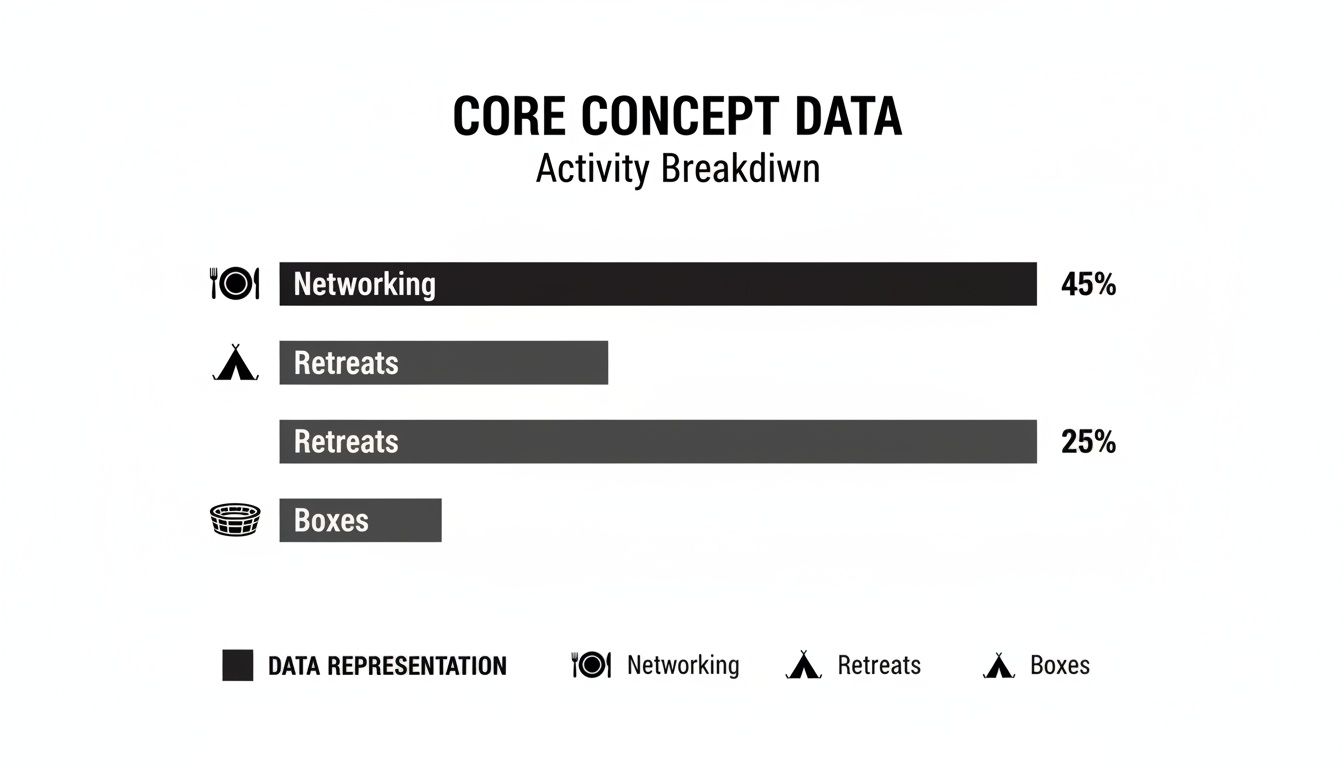 Infographic about what is corporate hospitality