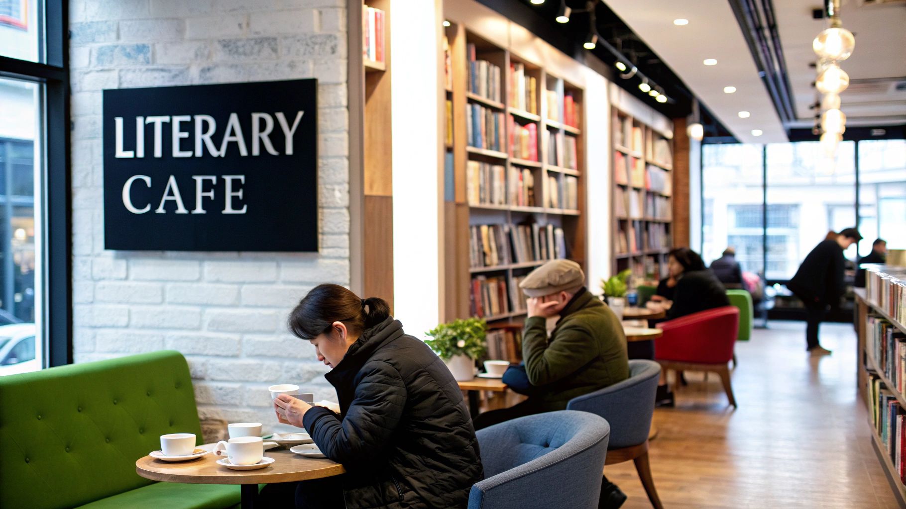 Coffee Shop + Bookstore Hybrid