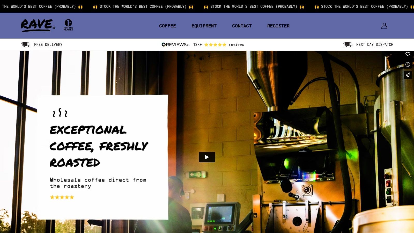 RAVE Coffee – Wholesale