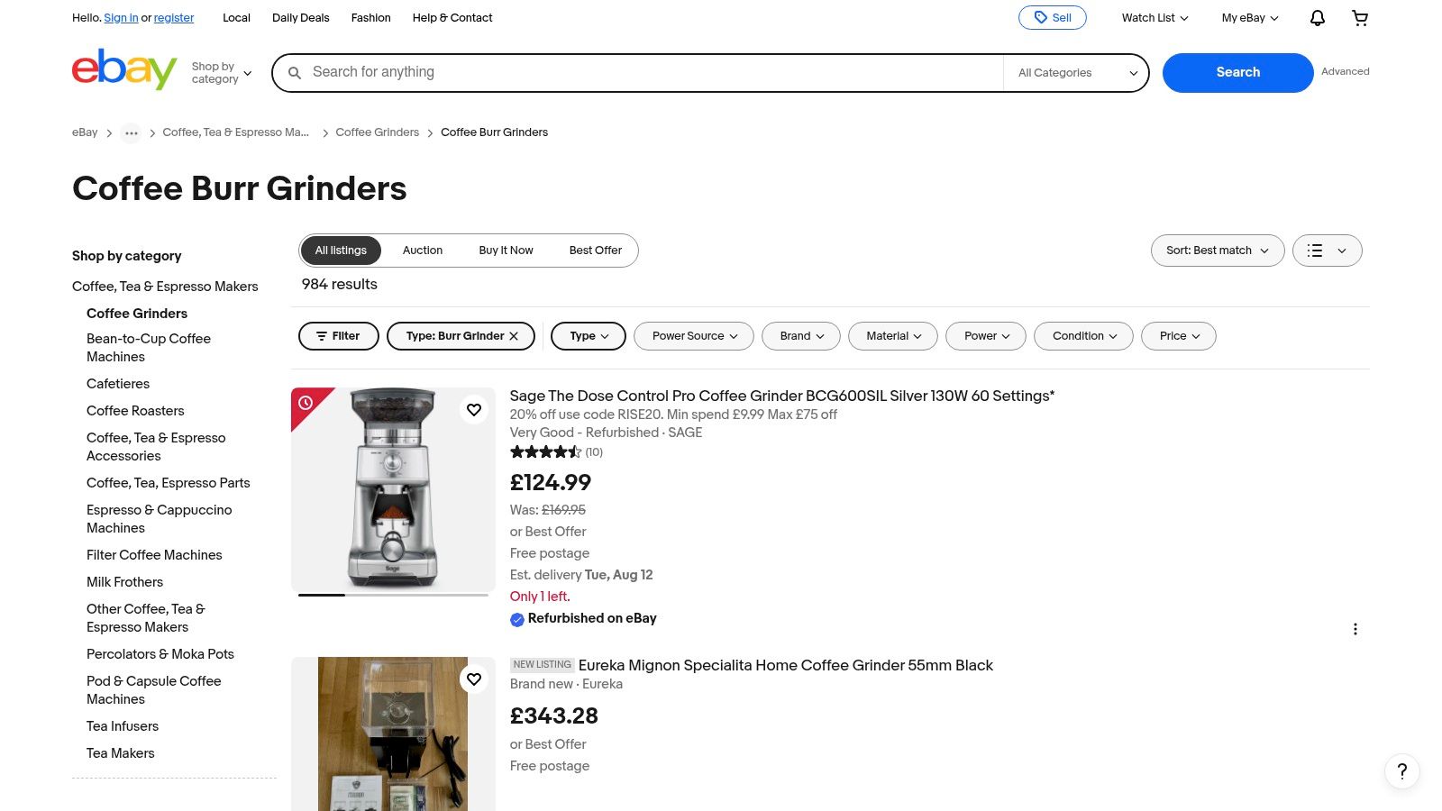 eBay UK
