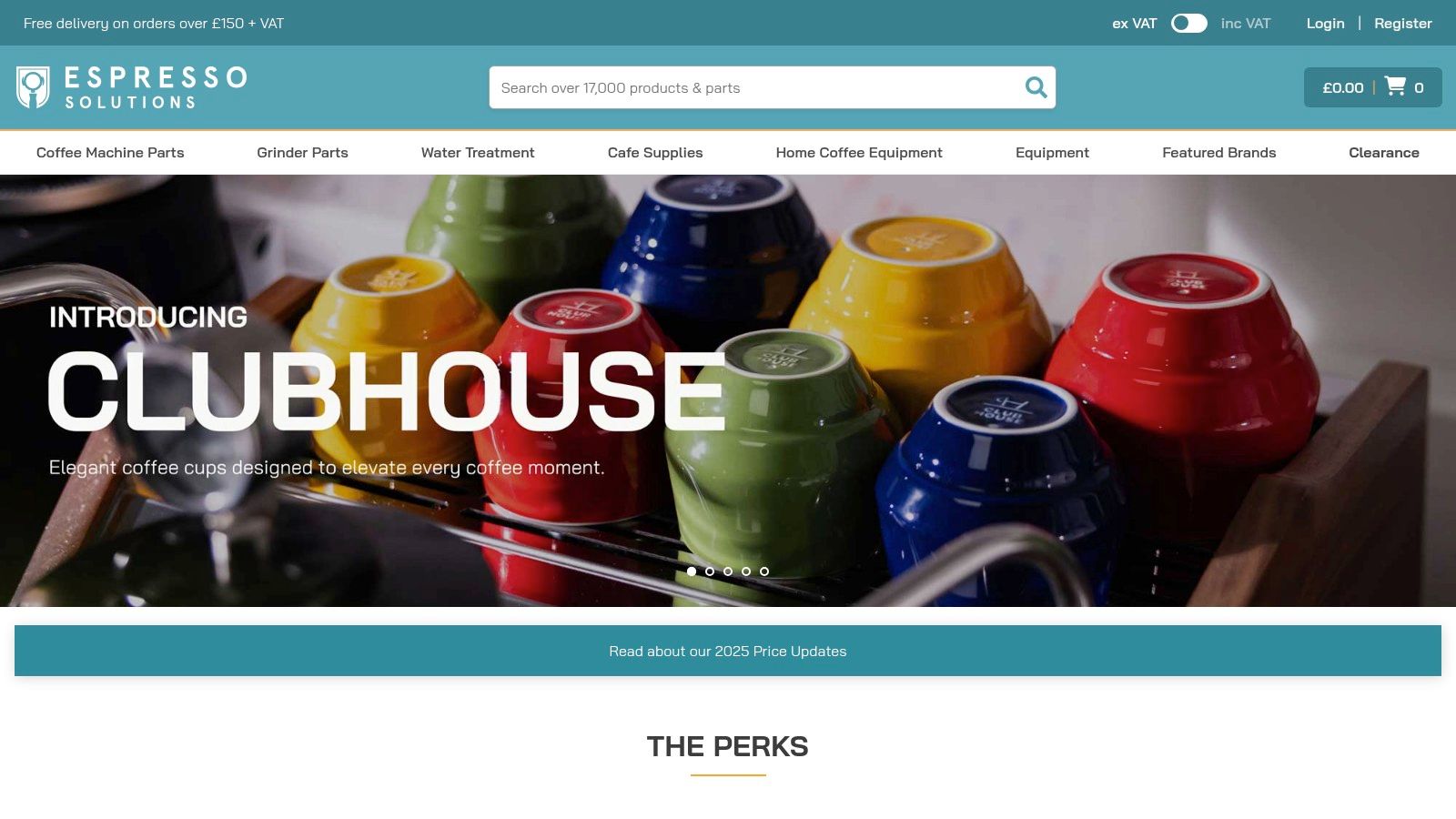 Espresso Solutions (UK distributor) – Fellow Atmos Electric and parts