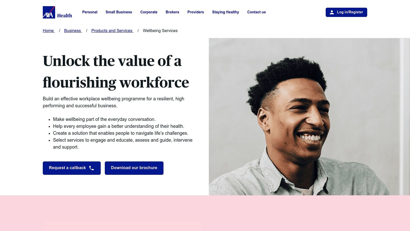 AXA Health – Employee Wellbeing Programmes