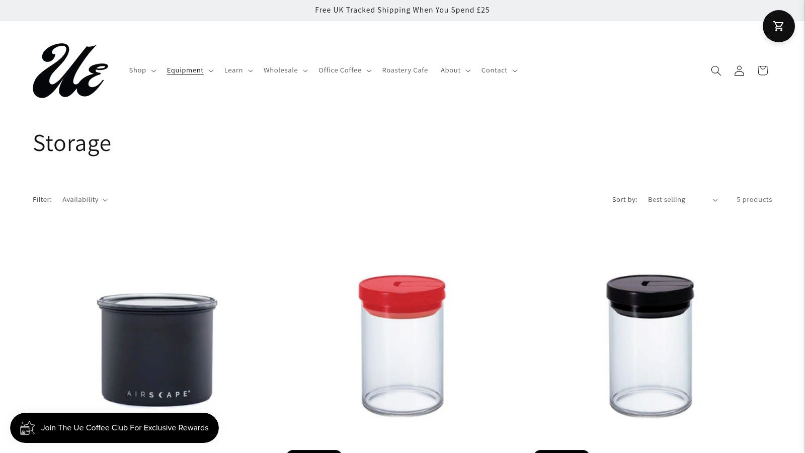 Ue Coffee Roasters: Expert-Curated Storage Solutions