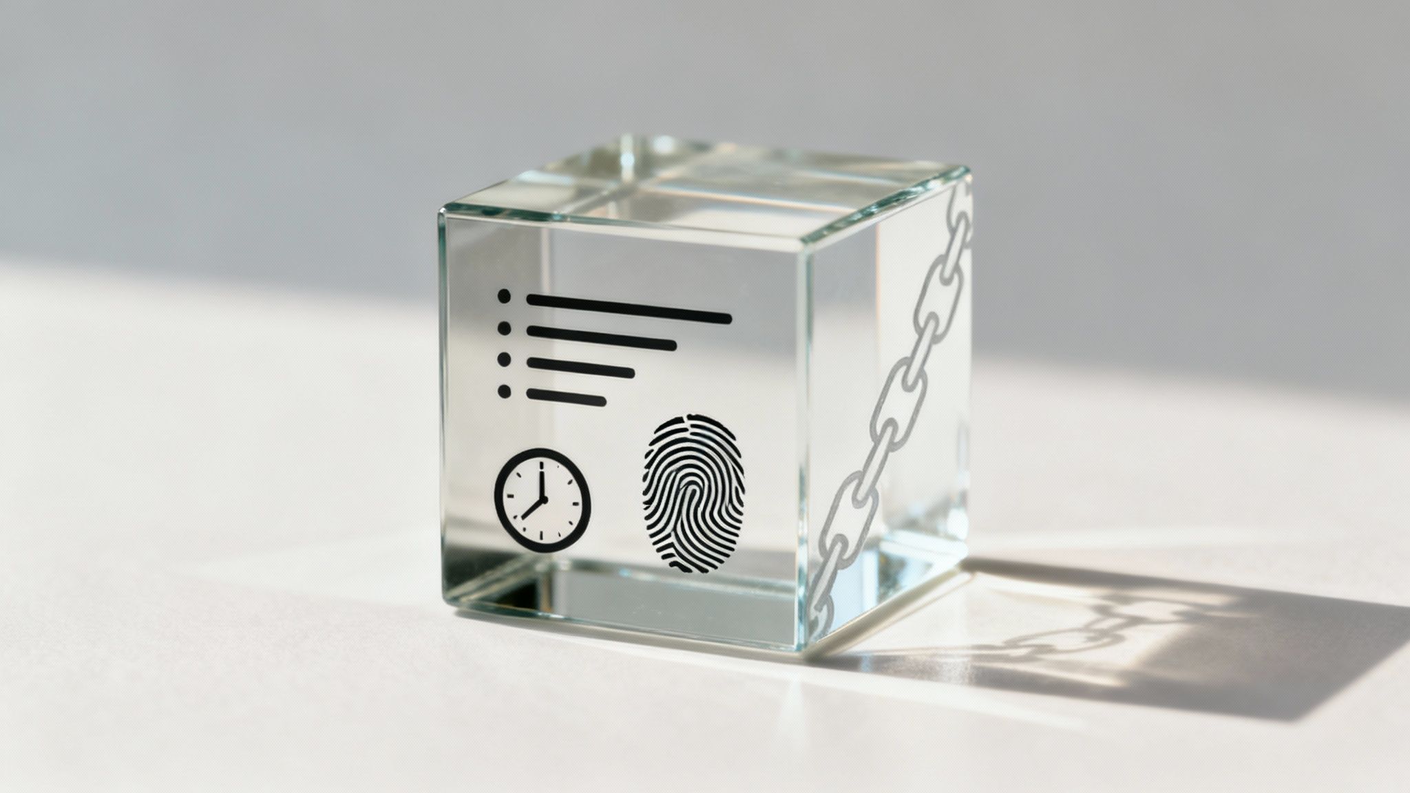 A detailed diagram showing the components of a single block in a blockchain, including data, hash, and previous hash.