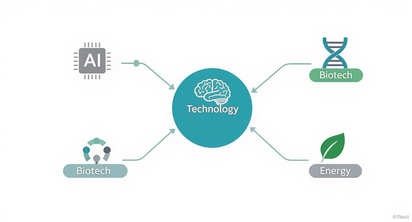 Infographic about advancements in technology