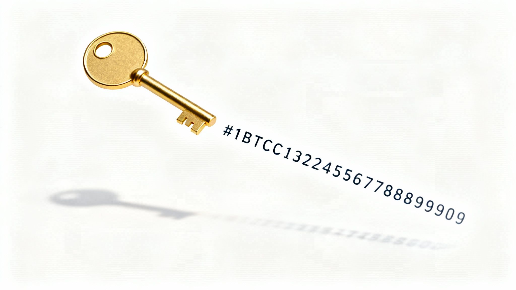 A visual representation of the cryptographic process that creates a Bitcoin address.