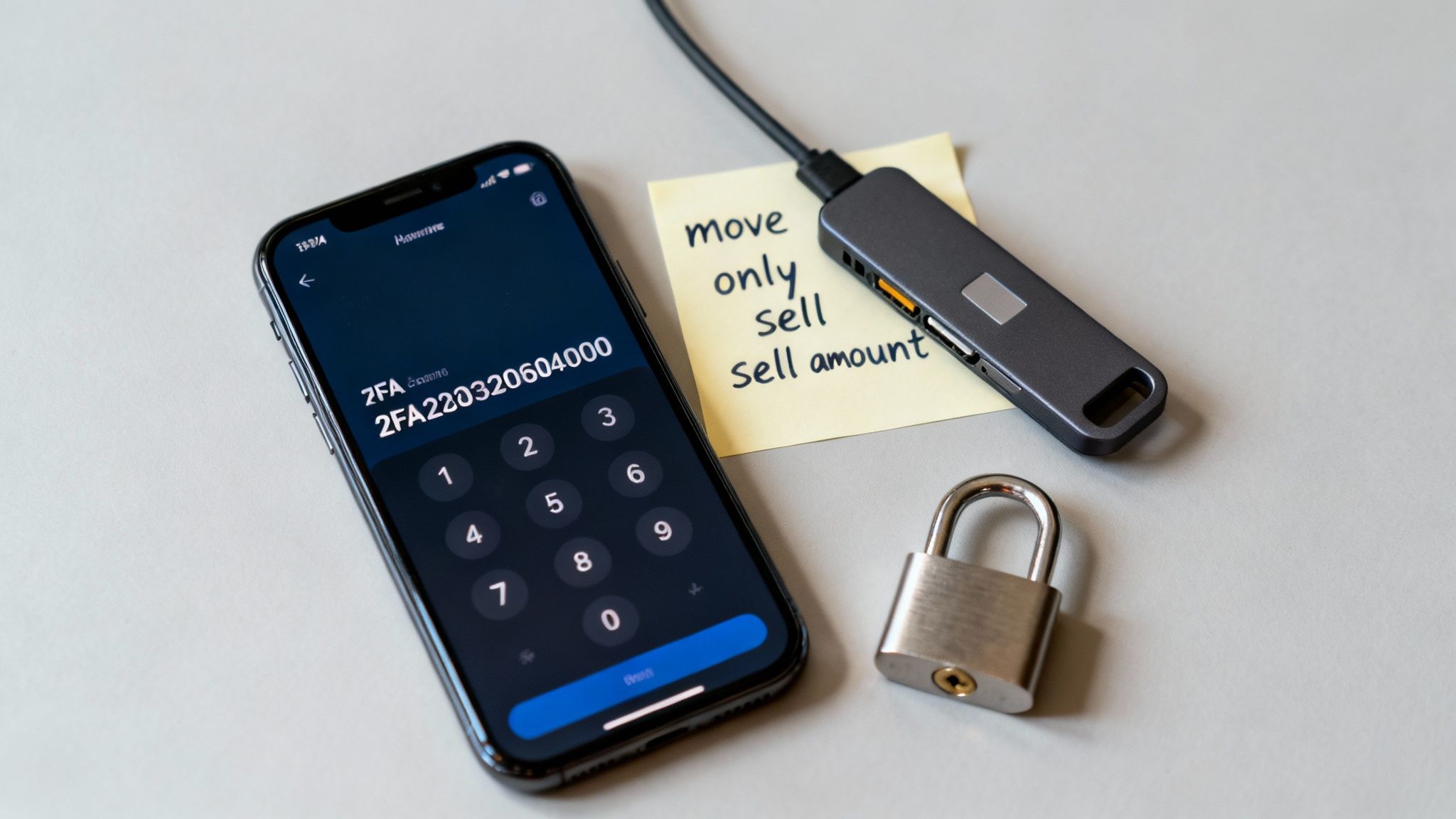 A digital padlock icon over a Bitcoin symbol, emphasizing security when cashing out bitcoin.