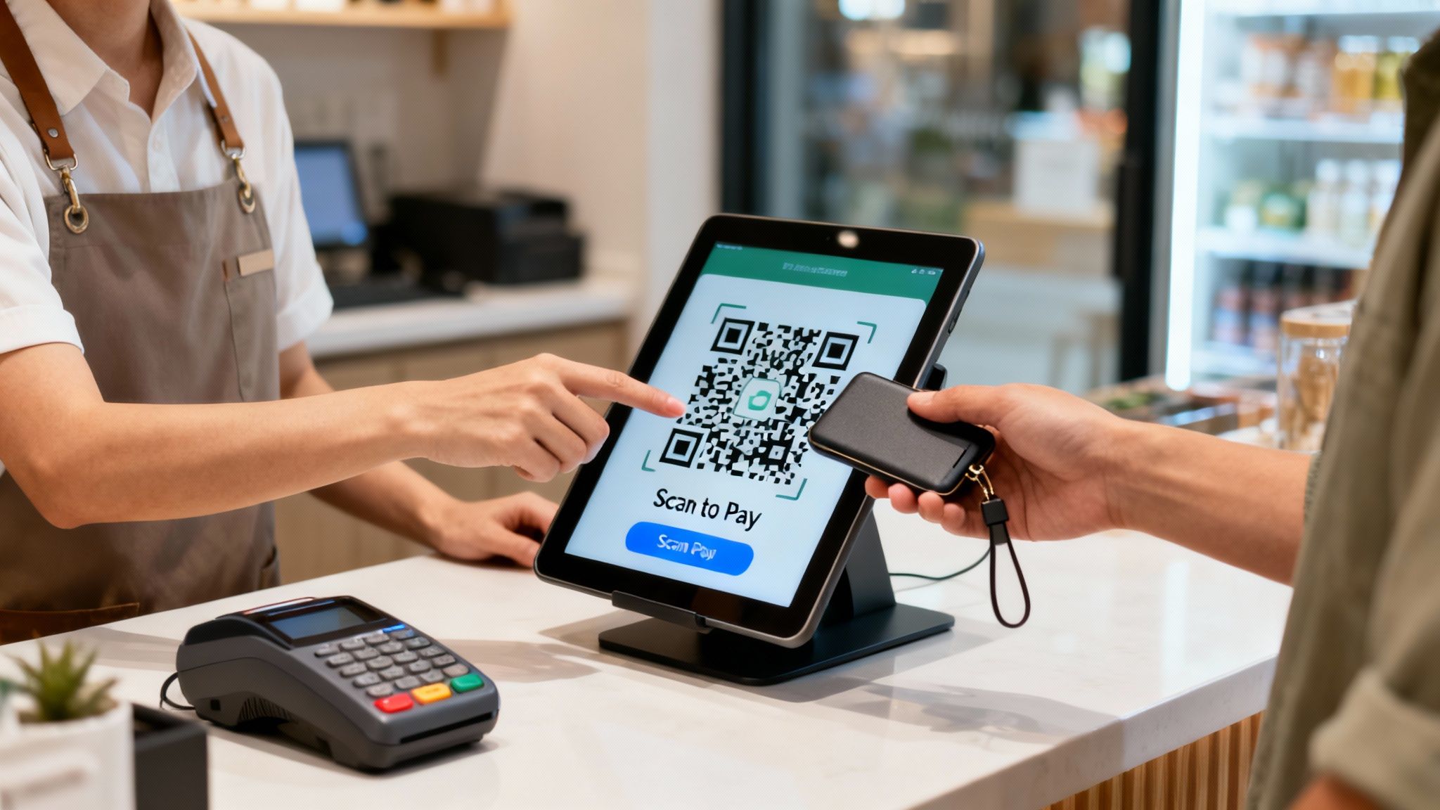 Hardware wallet checkout example