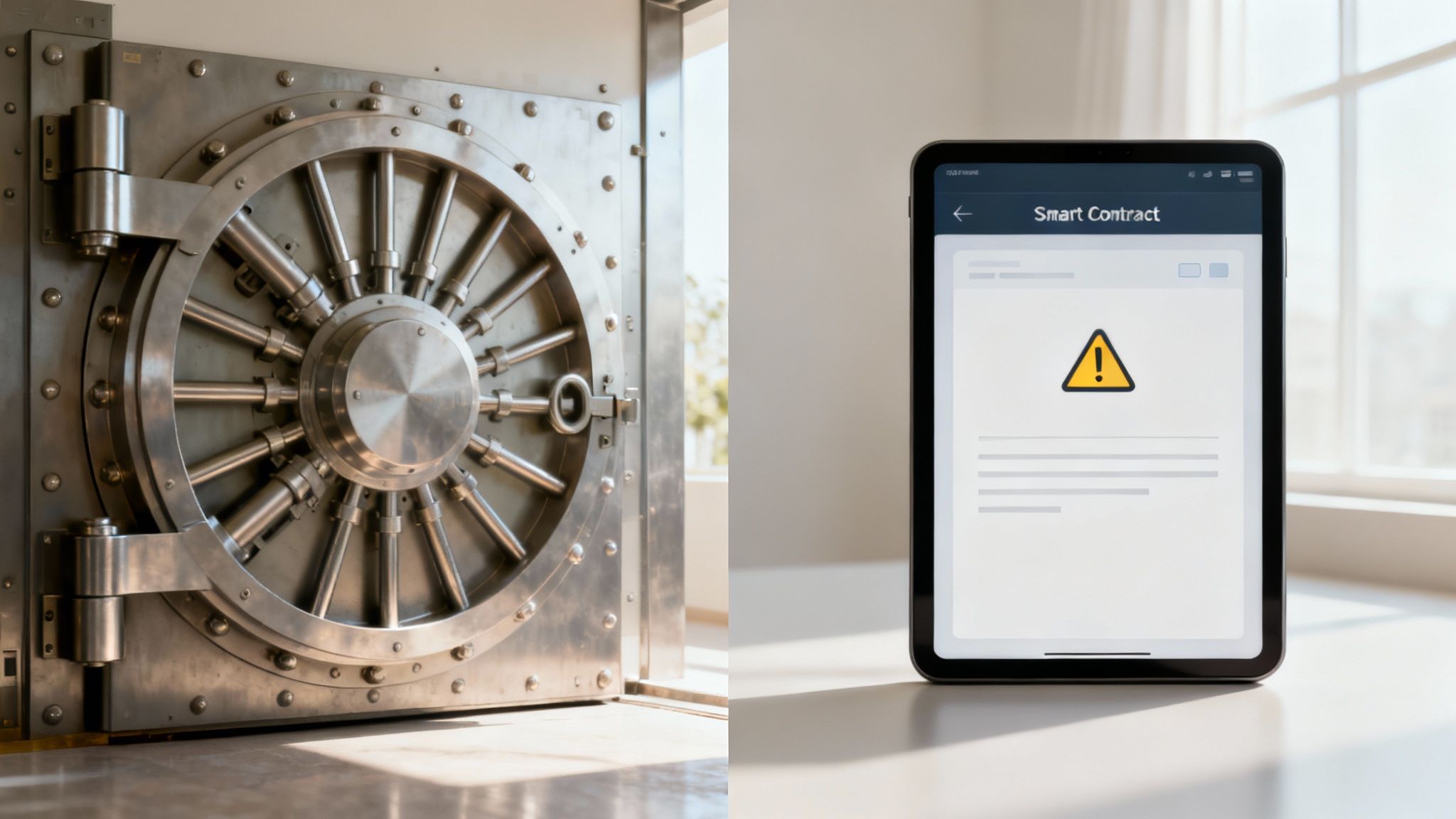 A digital shield hovering over a blockchain network, symbolizing security models.