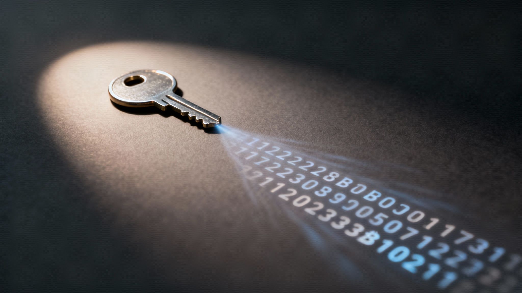 A close-up of a computer screen showing lines of cryptographic code, representing the creation of a Bitcoin wallet address.