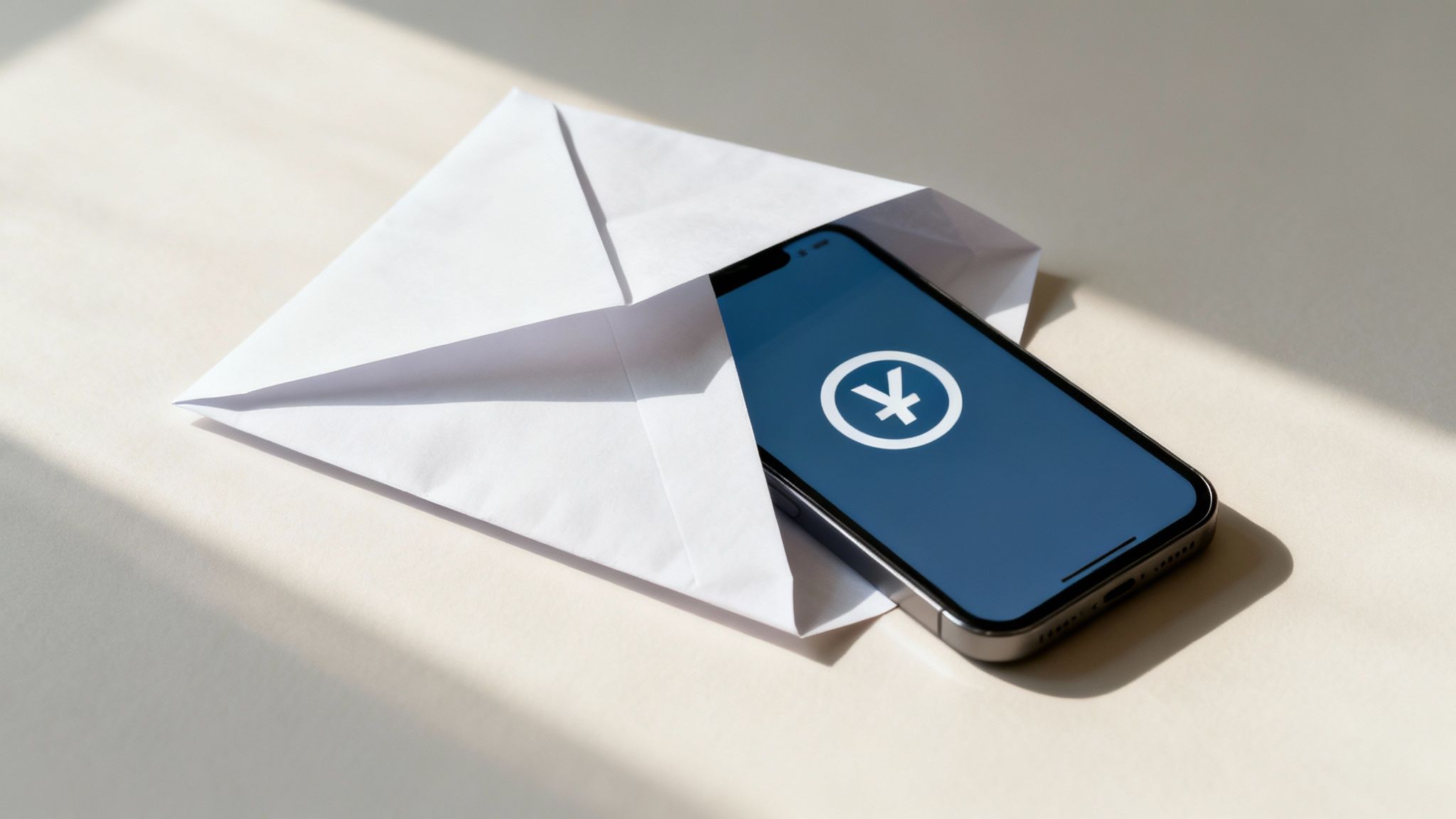A person using a smartphone to make a peer to peer payment