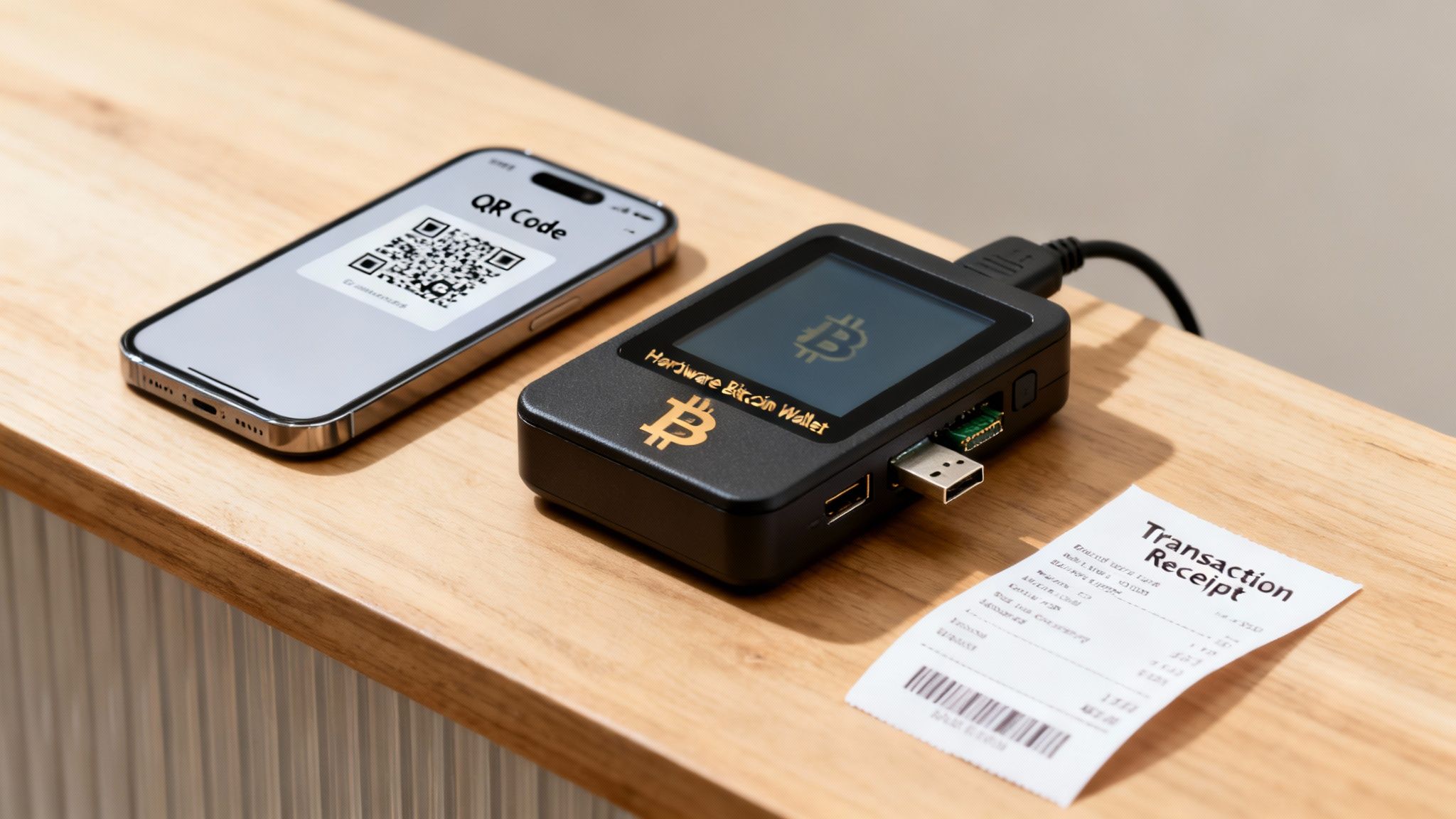 Hardware wallet example