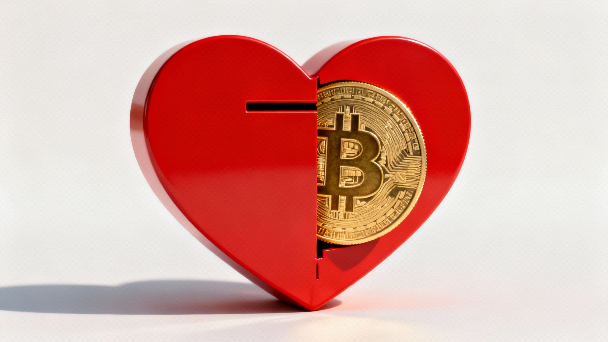 Image of Bitcoin donation on a device