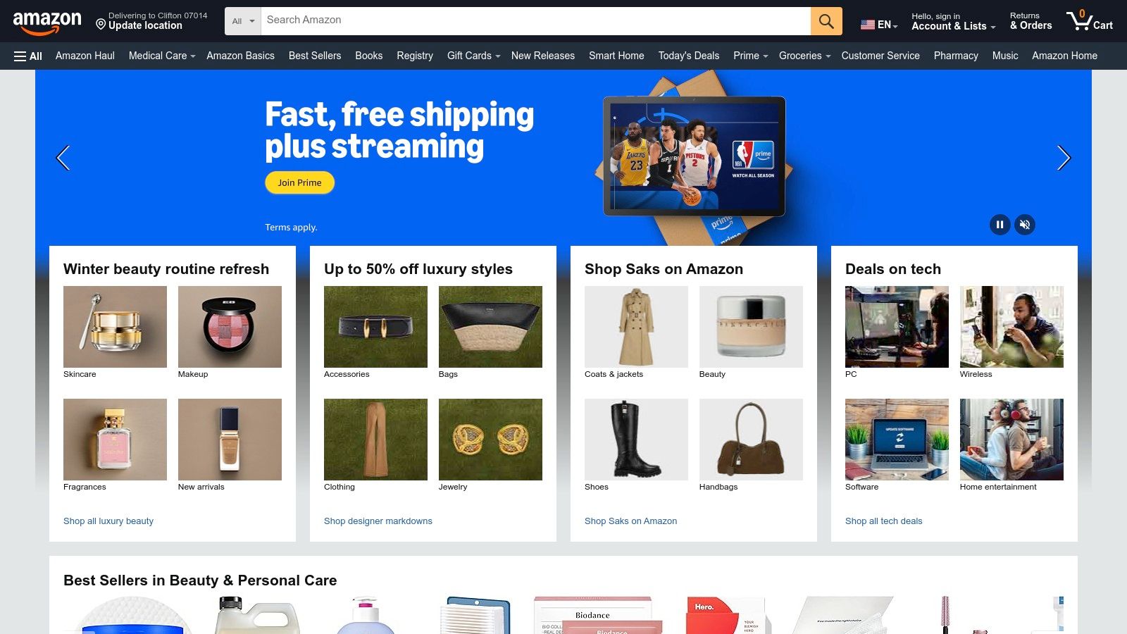 Amazon – Official brand storefronts