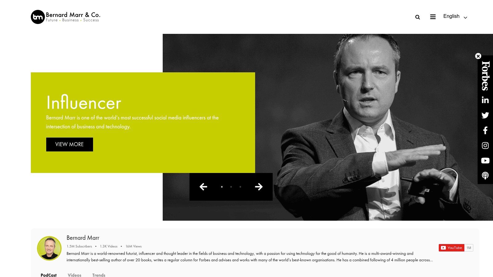 Bernard Marr's Official Website