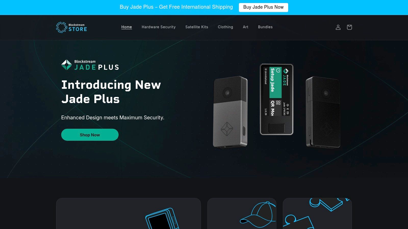 Blockstream Store – Jade hardware wallets