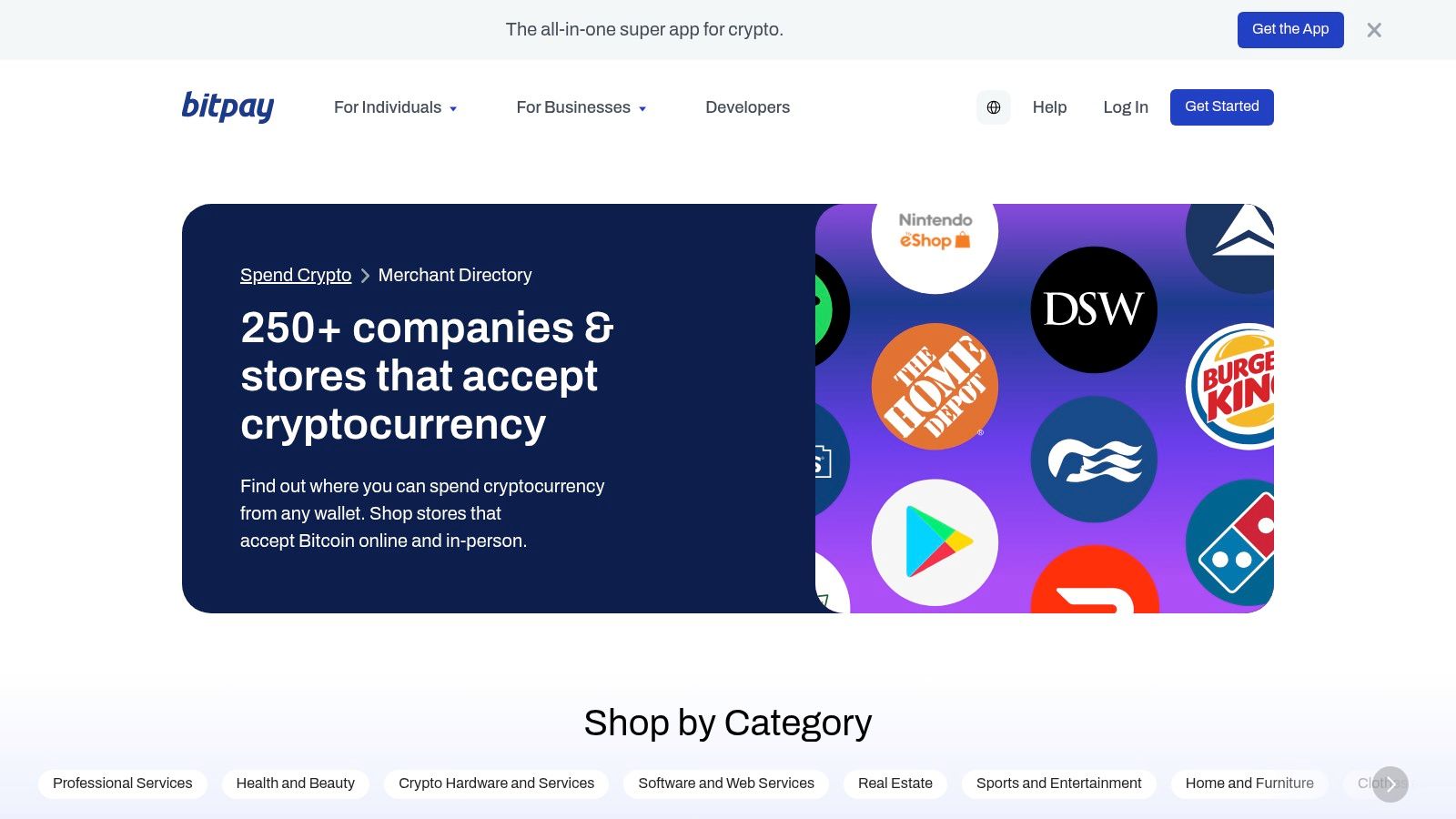 BitPay (Merchant Directory & Gift Cards)