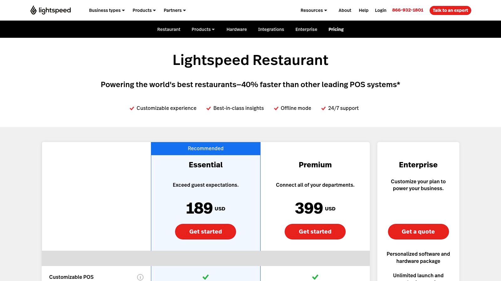 Lightspeed Restaurant