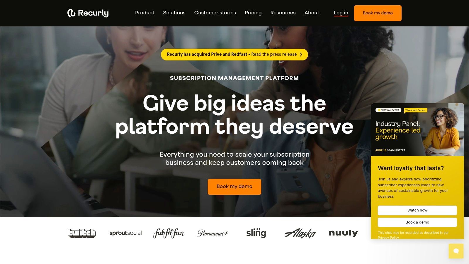 Recurly Dashboard