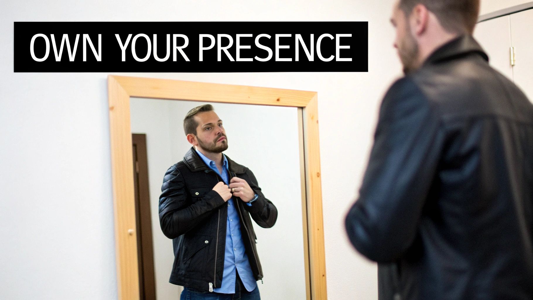 A man looking sharp and well-dressed, projecting confidence through his posture and style.