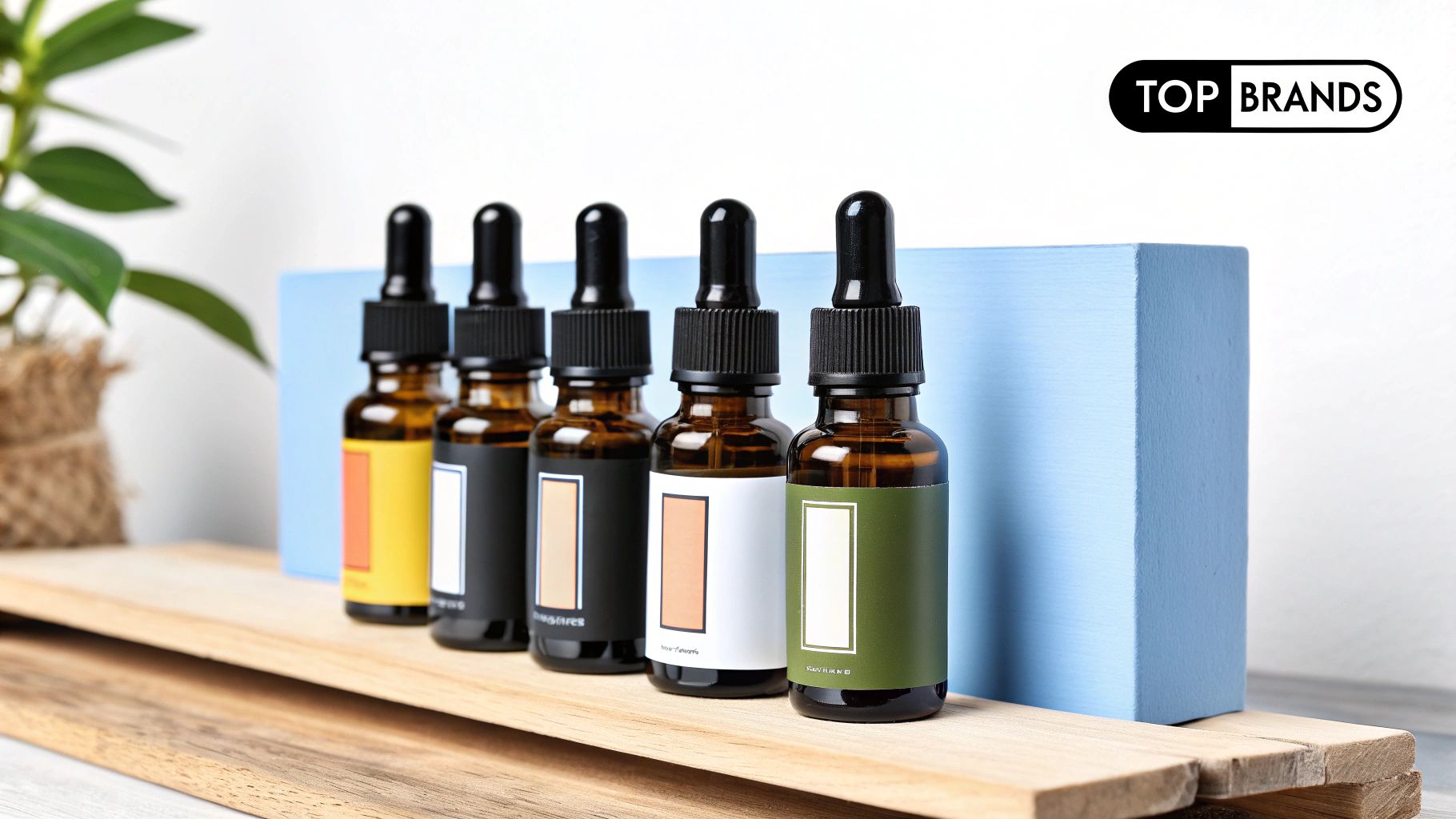 A man with a well-groomed beard applying beard oil as part of his daily routine.