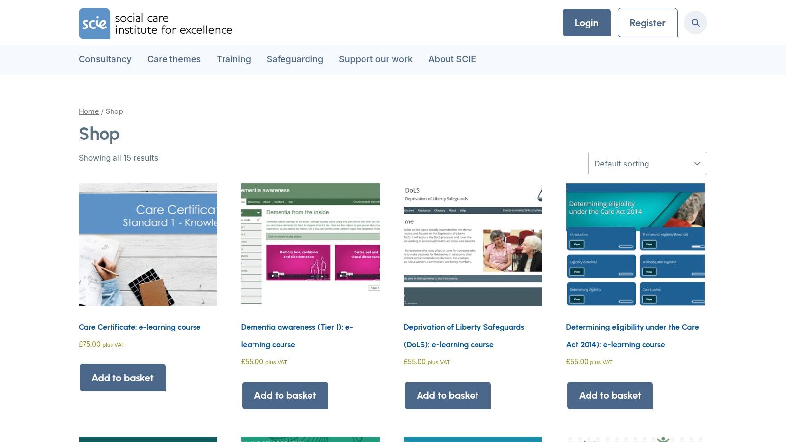SCIE (Social Care Institute for Excellence) – CPD-accredited e-learning and webinars