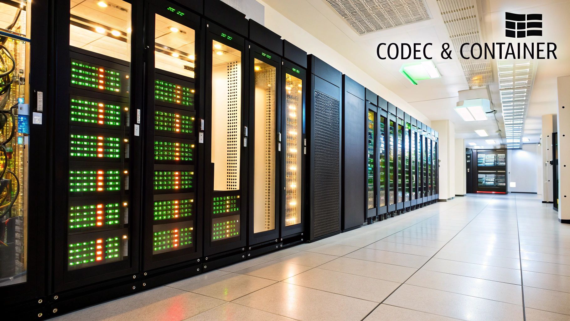 A visual representation of codecs and containers in video encoding streaming