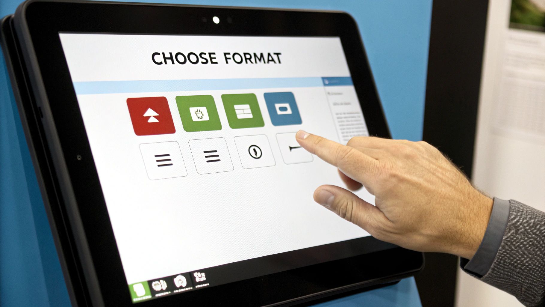 A person at a desk with multiple screens, each displaying different video editing and streaming software, making a decision.