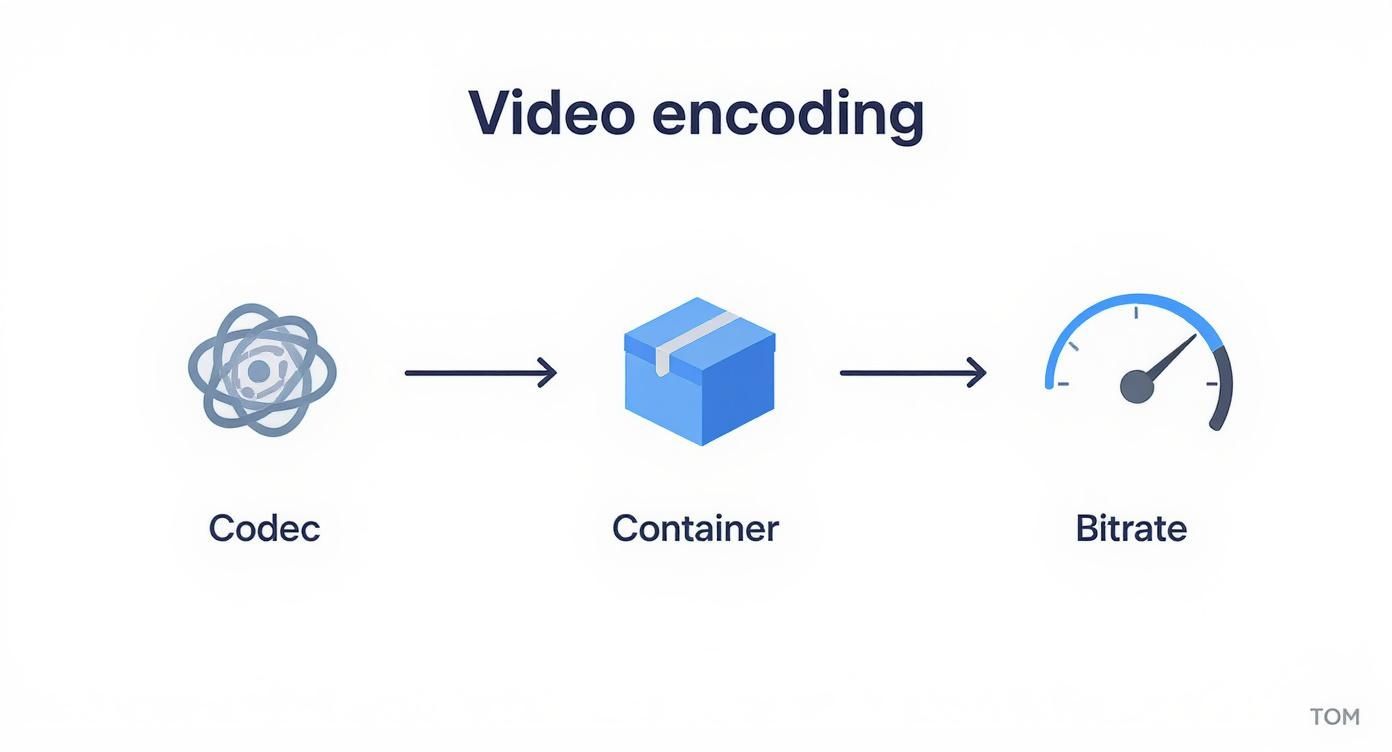 Infographic about encode hd video