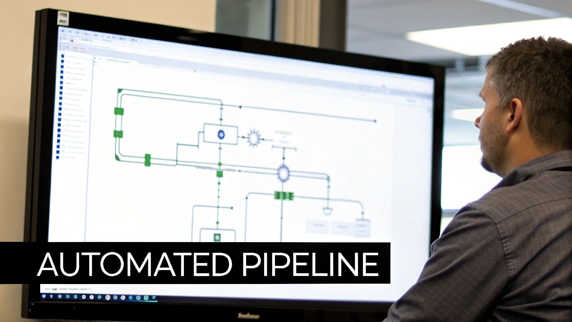 Diagram showing an automated encoding pipeline flow