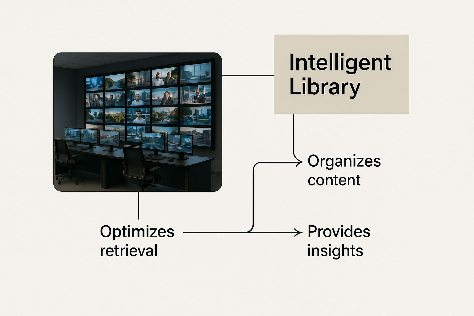 Infographic about video content management systems