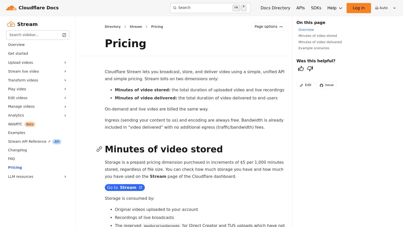 Cloudflare Stream