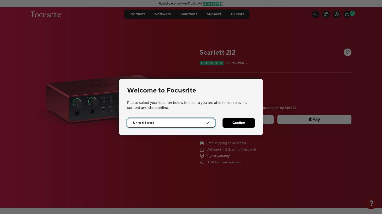 Focusrite Scarlett 2i2 (3rd Gen)