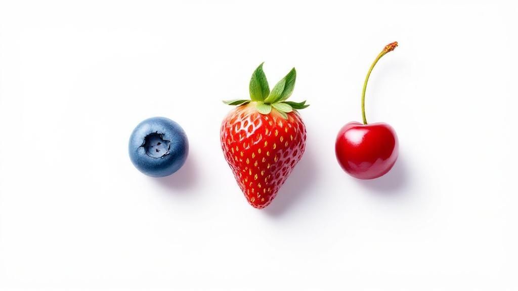 Berries (Blueberries, Strawberries, Cherries)