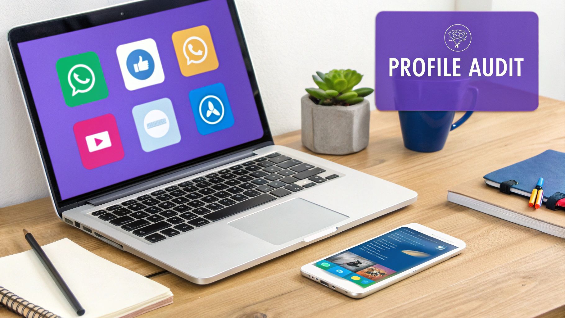 Social Media Profile Audit and Optimization