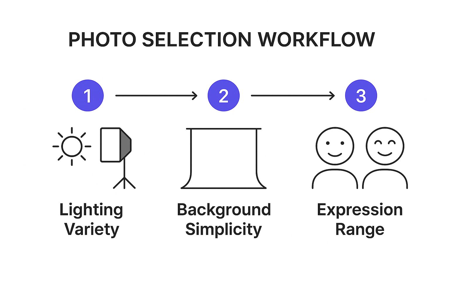 Infographic about ai avatar generator from photo