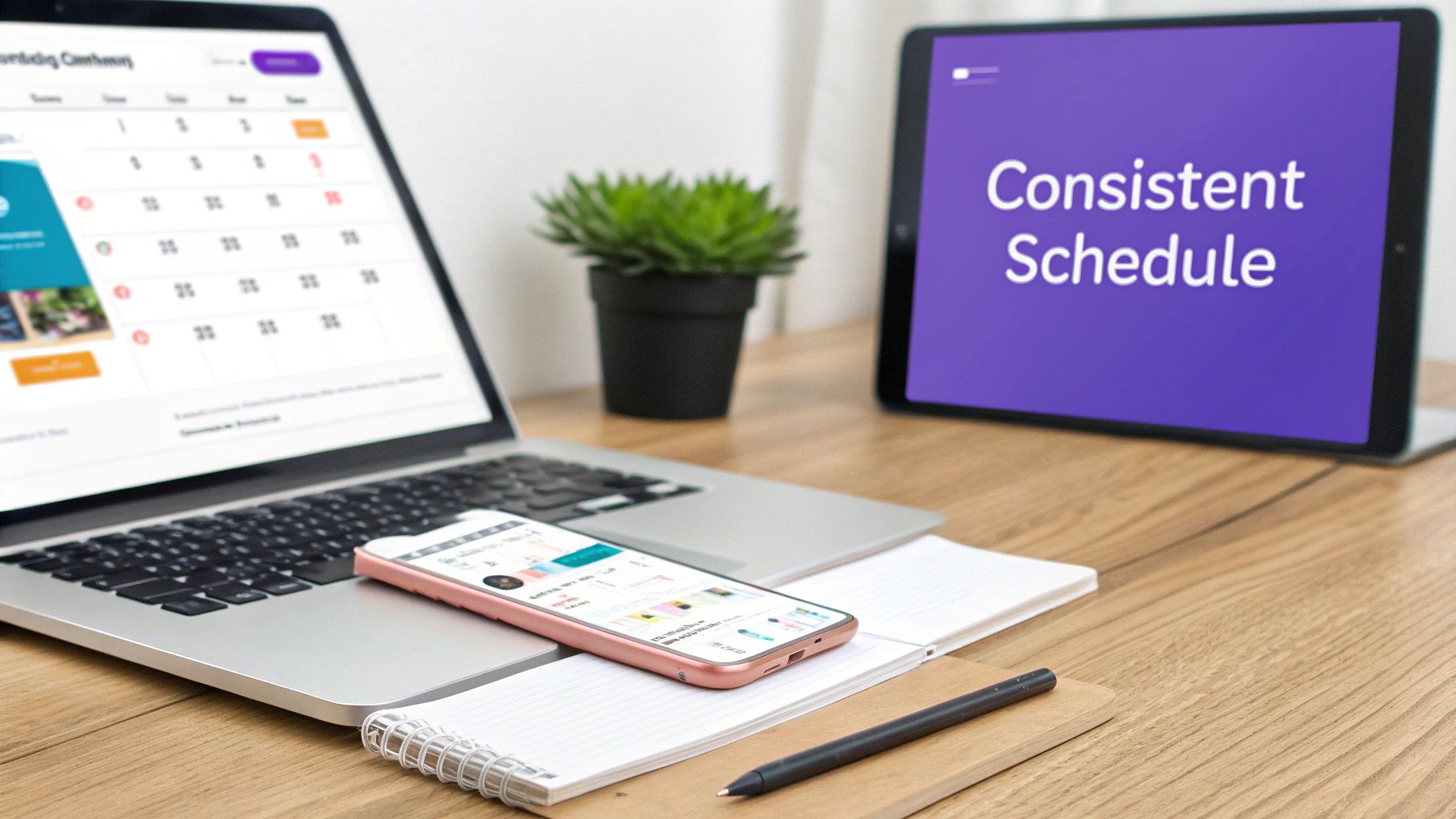 Content Consistency and Scheduling