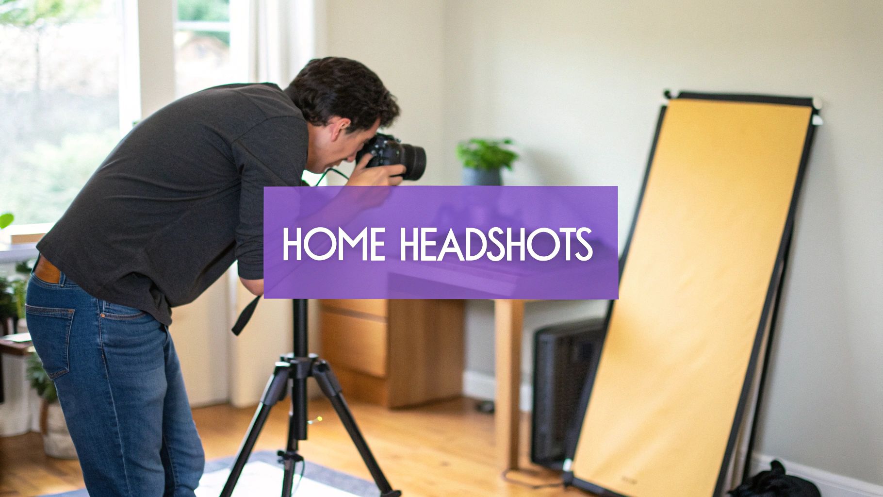 How to Take a Headshot at Home: Pro Tips with Any Camera