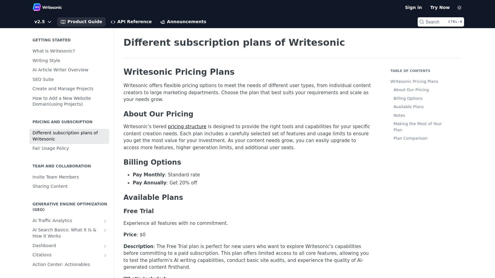 Writesonic