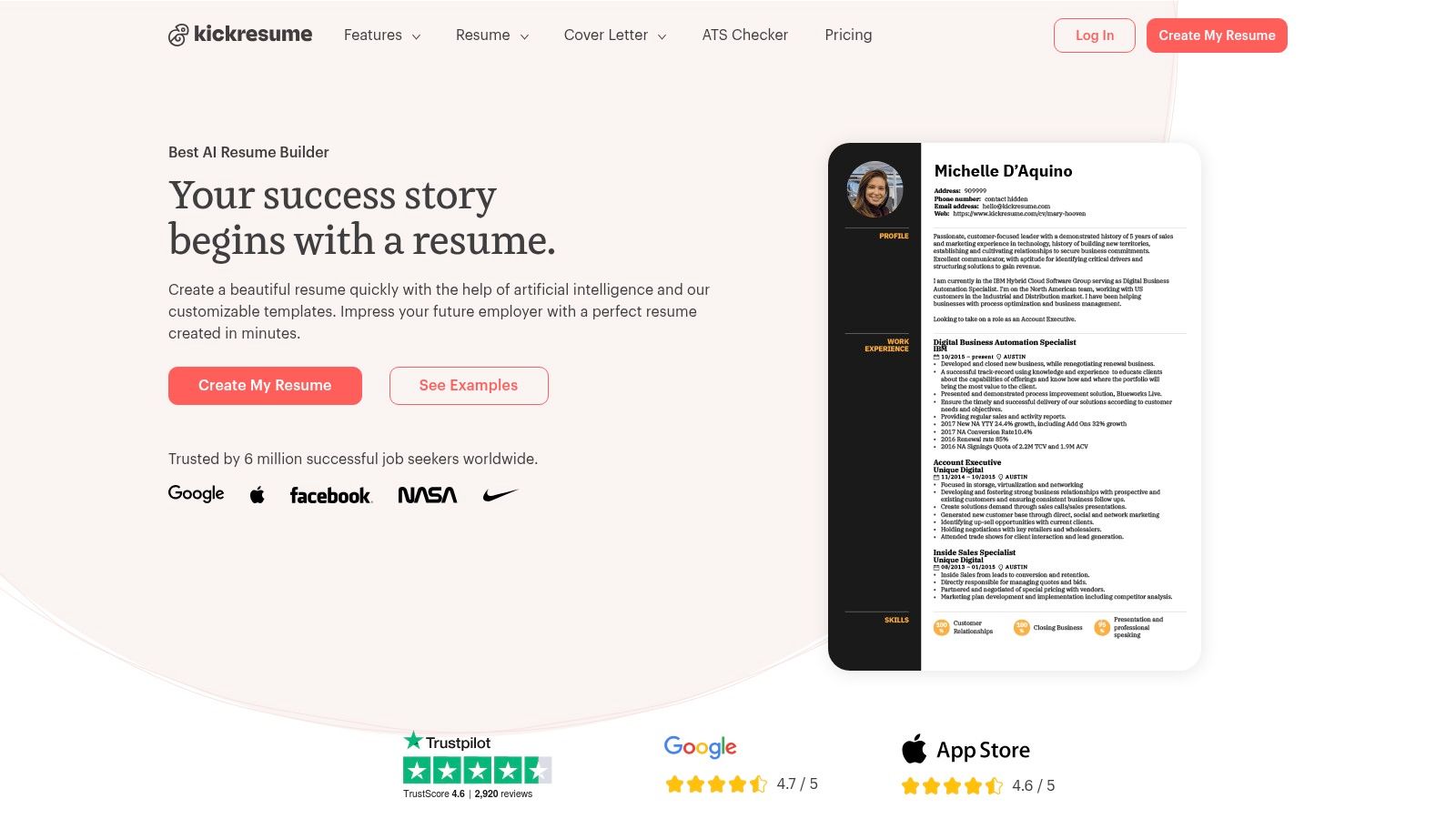 Kickresume