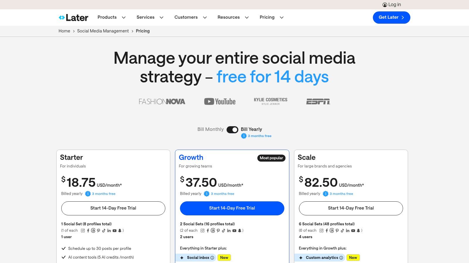 Later (AI Content Assistant + Scheduler)