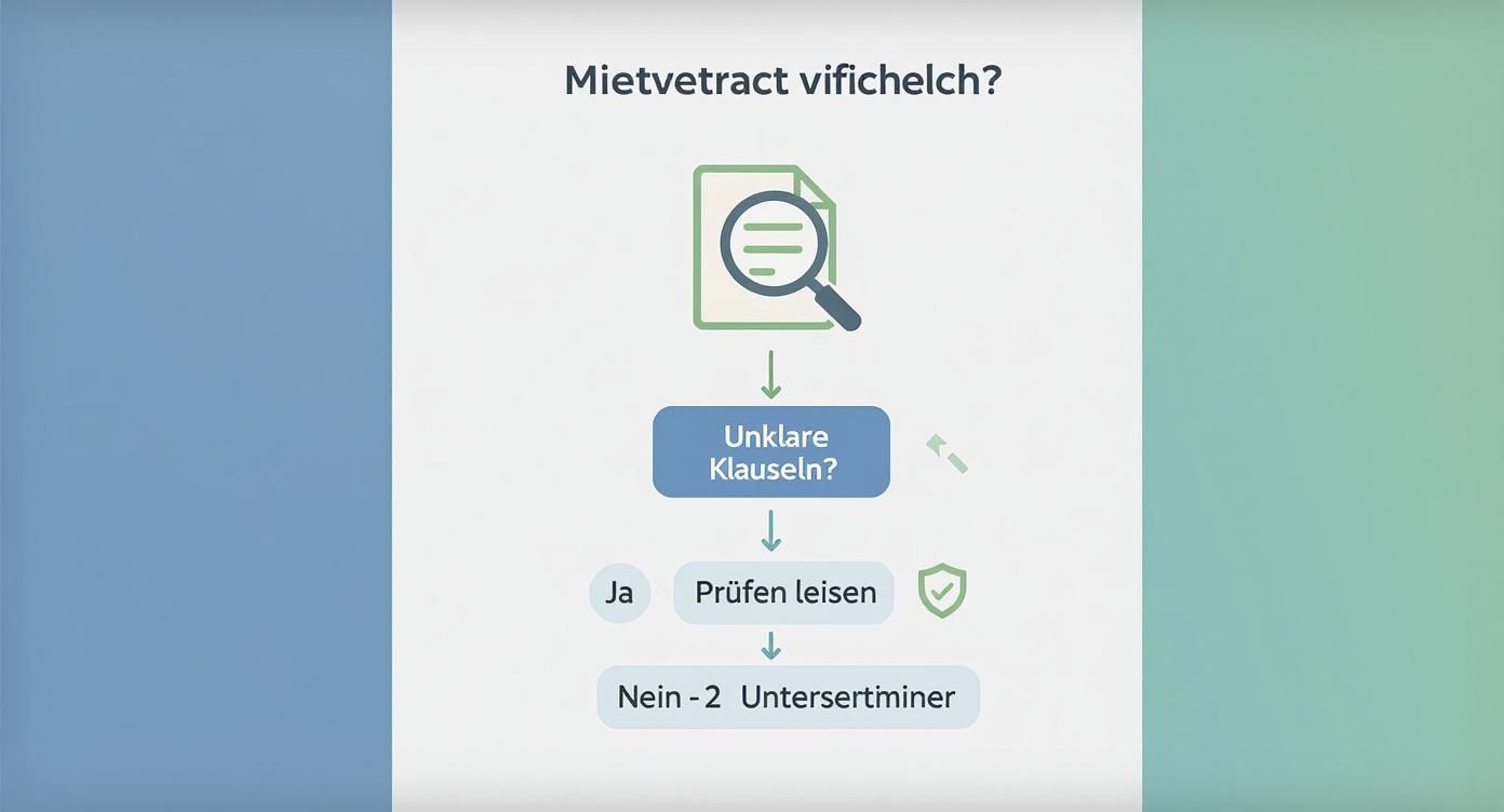 Infographic about mietvertrag prüfen lassen kostenlos