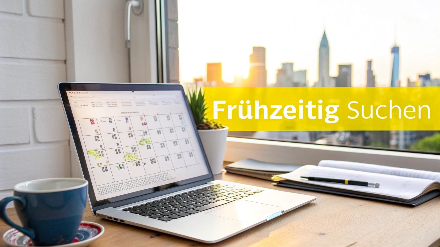 Frühzeitig mit der Suche beginnen