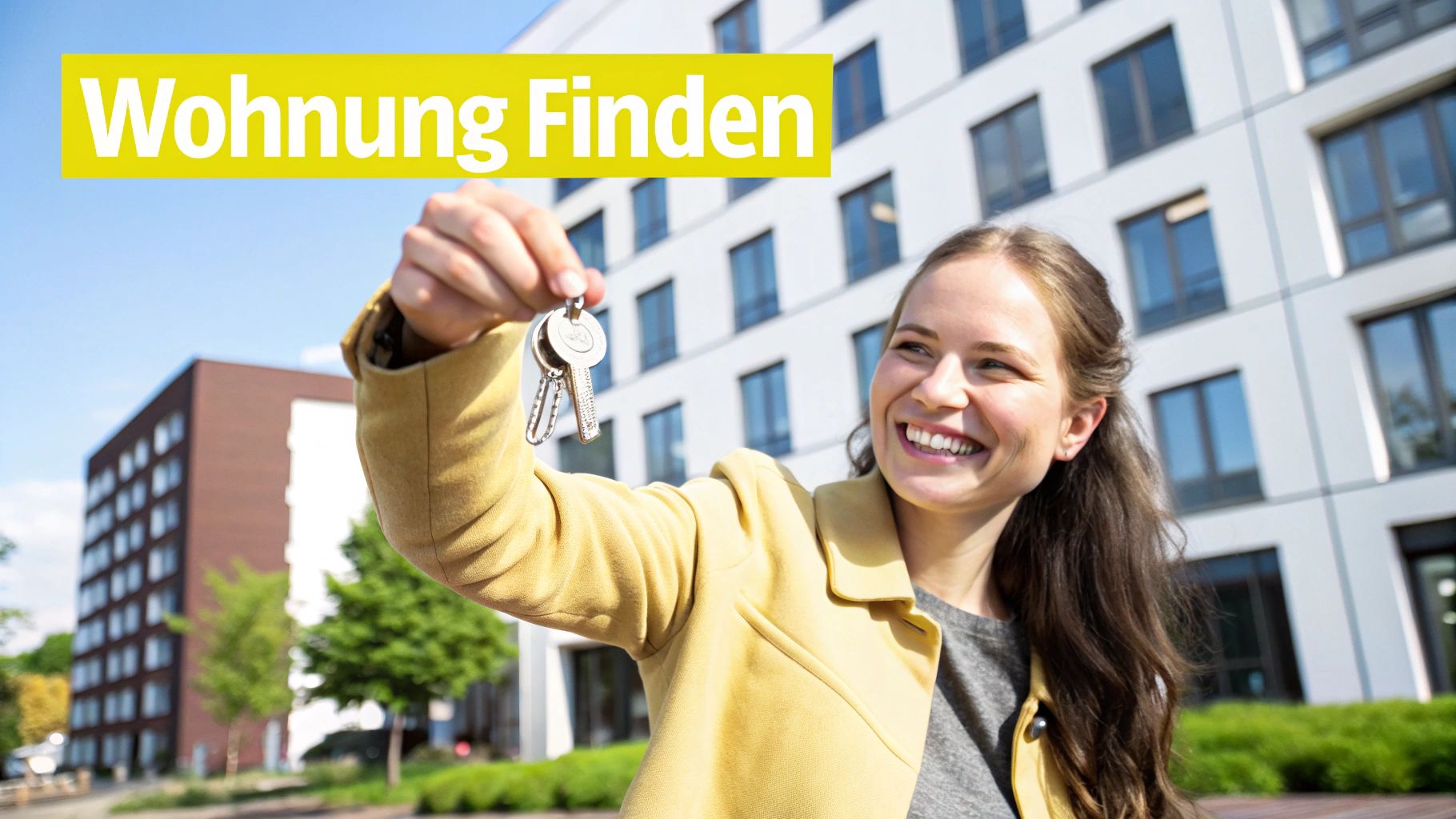 Eine Person blickt nachdenklich über eine Karte von Berlin und plant die nächsten Schritte ihrer Wohnungssuche.