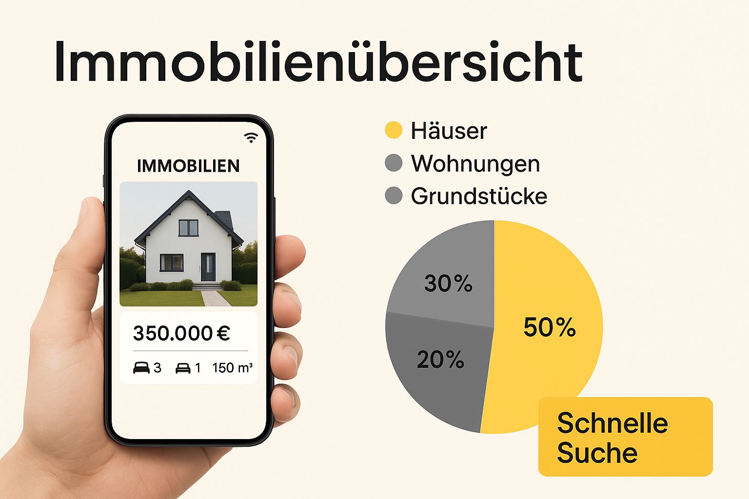 Infographic about app für immobilien