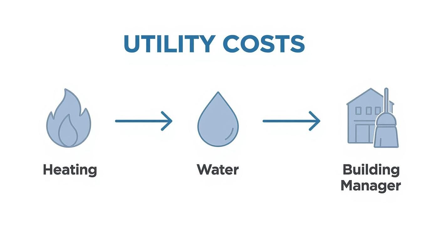 Infographic about nebenkosten was gehört dazu