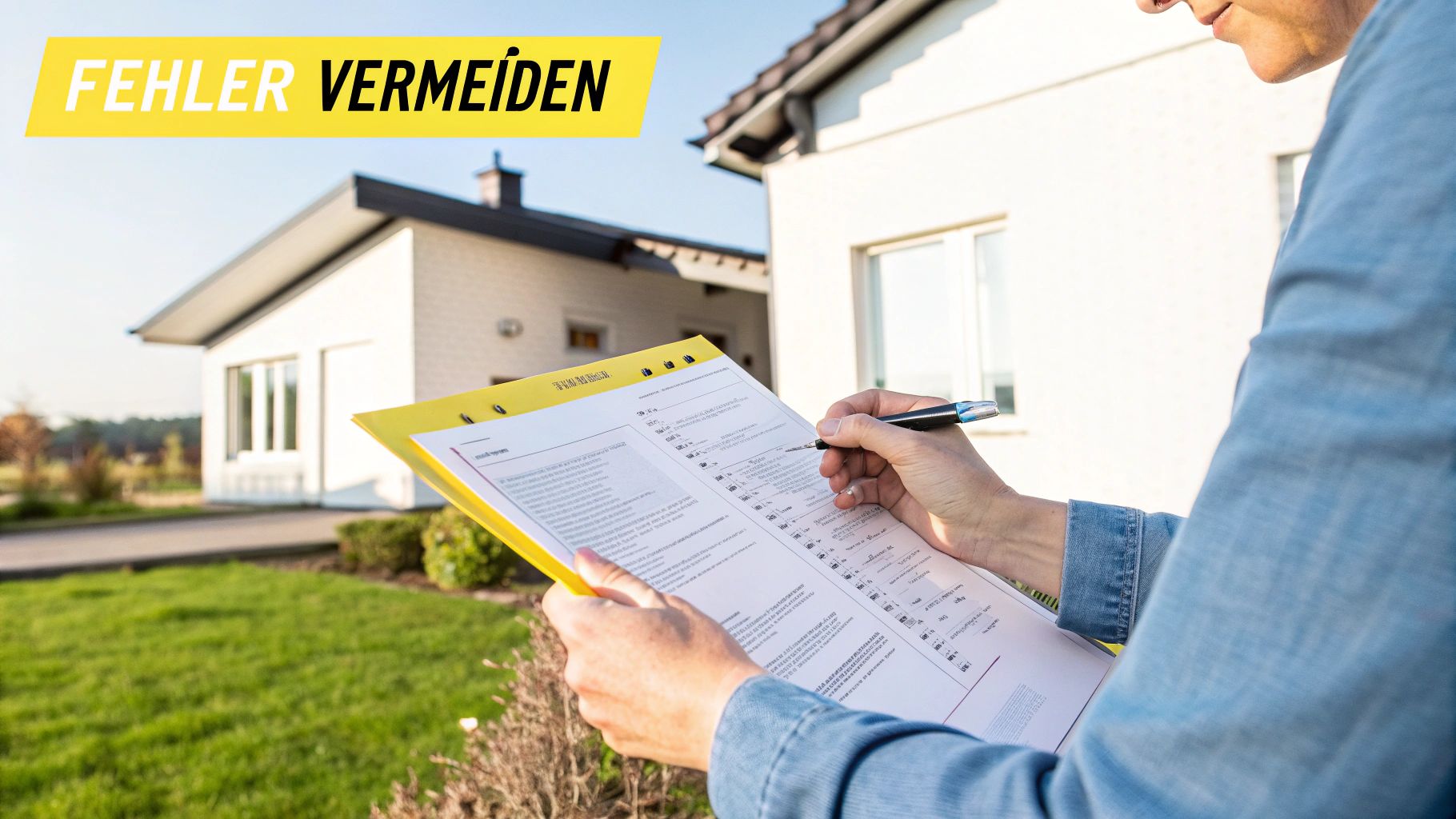 Ein rotes Stoppschild, um Fehler zu symbolisieren