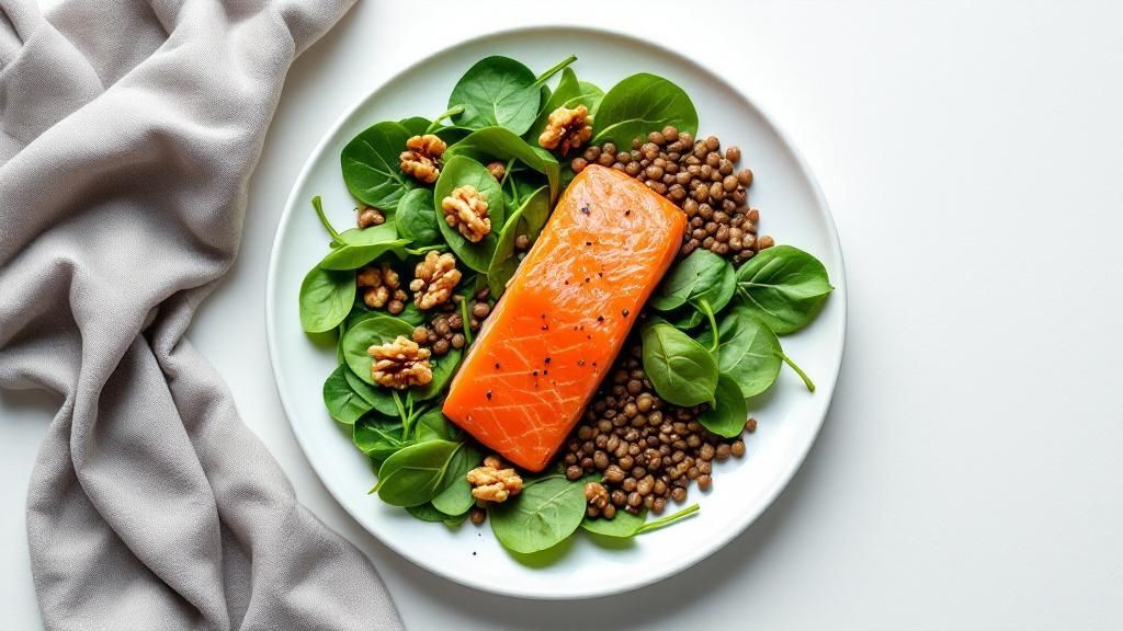 Protein-Rich Diet and Hair-Supporting Supplements